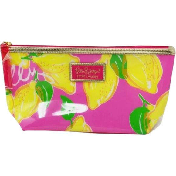 Lily Pulitzer x Estee Lauder Cosmetic Bag,10"x5.5"x2.5" - Picture 1 of 4